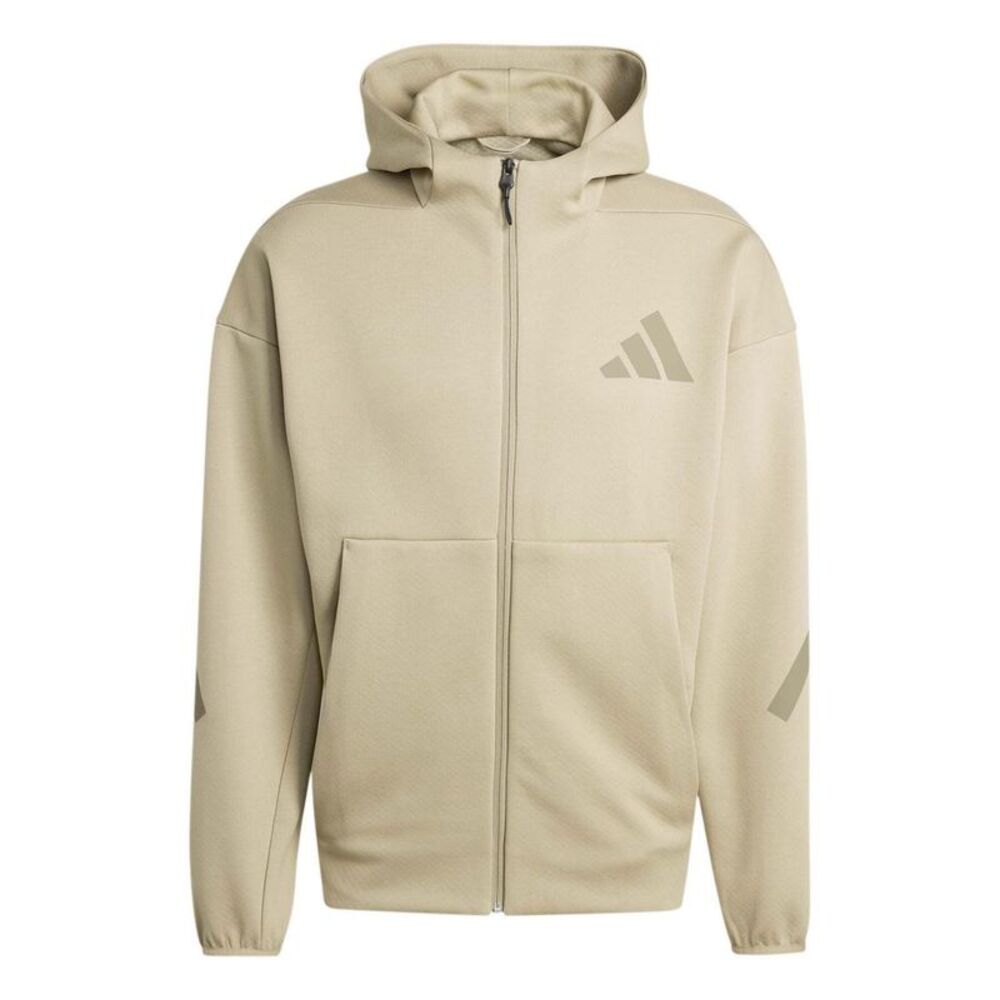 Adidas Mens Z.N.E. Full Zip Hoodie / Cream